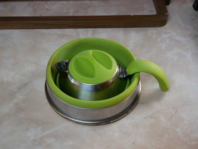 Folded collapsible kettle
