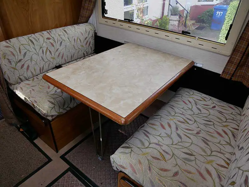 Motorhome central table
