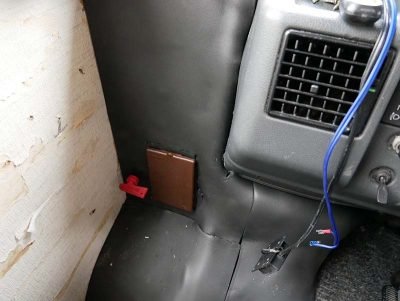 Soundproofing in Hymer Cab