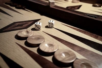 Backgammon board game