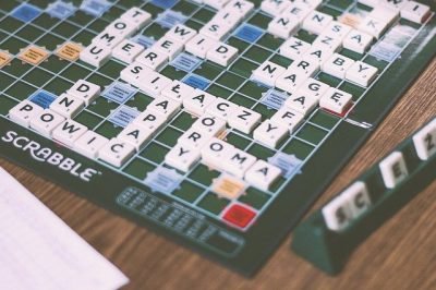 Scrabble board game